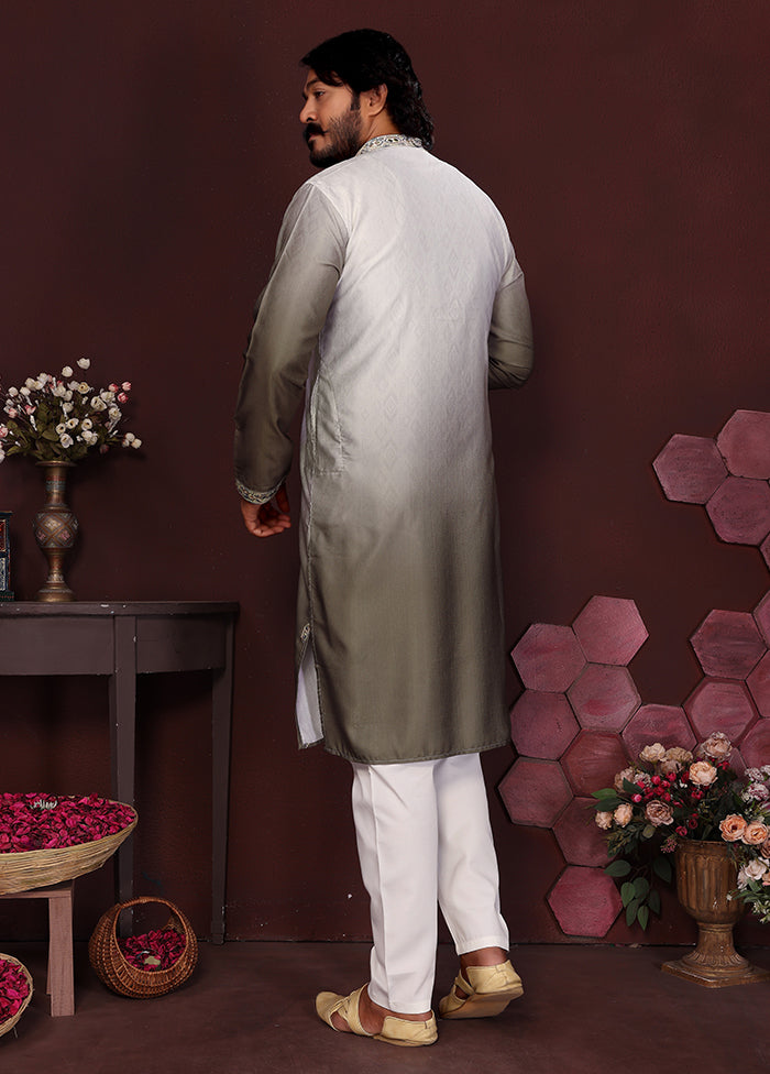 Green Cotton Kurta & Pajama Set