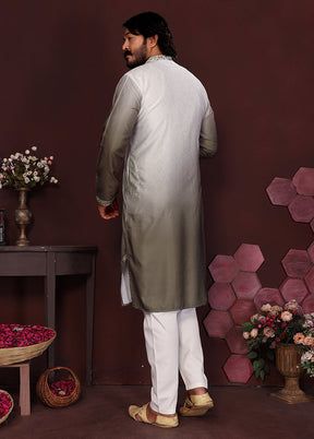 Green Cotton Kurta & Pajama Set