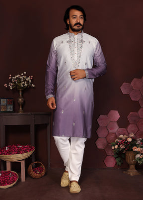 Multicolor Cotton Kurta & Pajama Set
