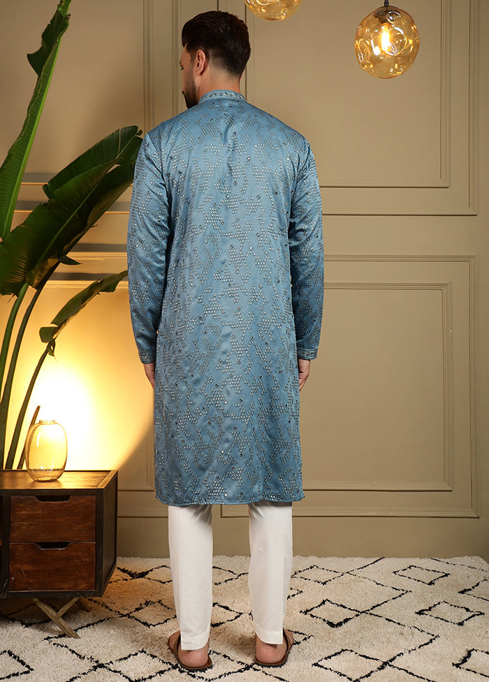 Multicolor Cotton Kurta & Pajama Set