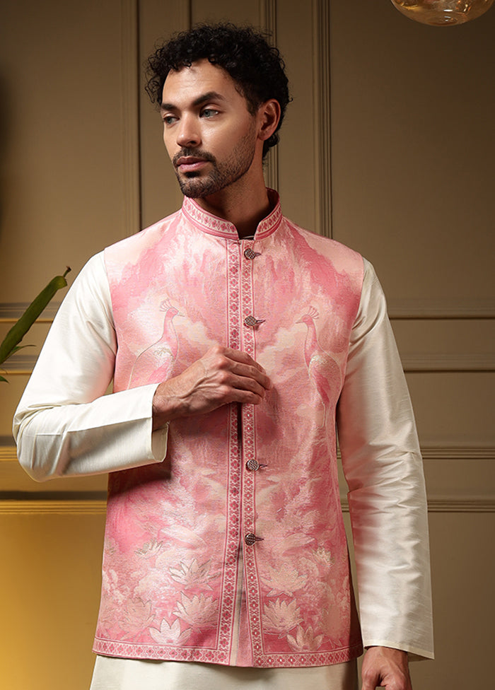 Pink Silk Kurta & Pajama Set