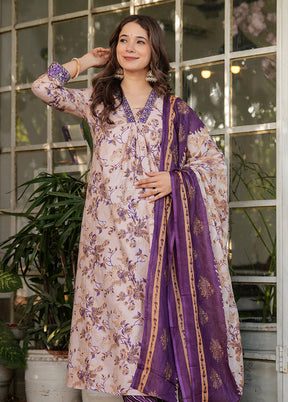 3 Pc Black Cotton Suit Set