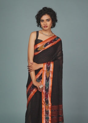 Multicolor Matka Silk Saree With Blouse Piece